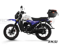 Мотоцикл дорожный ROCKOT QUEST 150 (белый/синий глянцевый, ЭПТС)