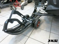 Тележки под лыжи (подкаты маленье крепятся к лыжам) снегохода +комплект крепежа 