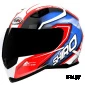 Шлем SHIRO SH881 MOTEGI Red/Blue