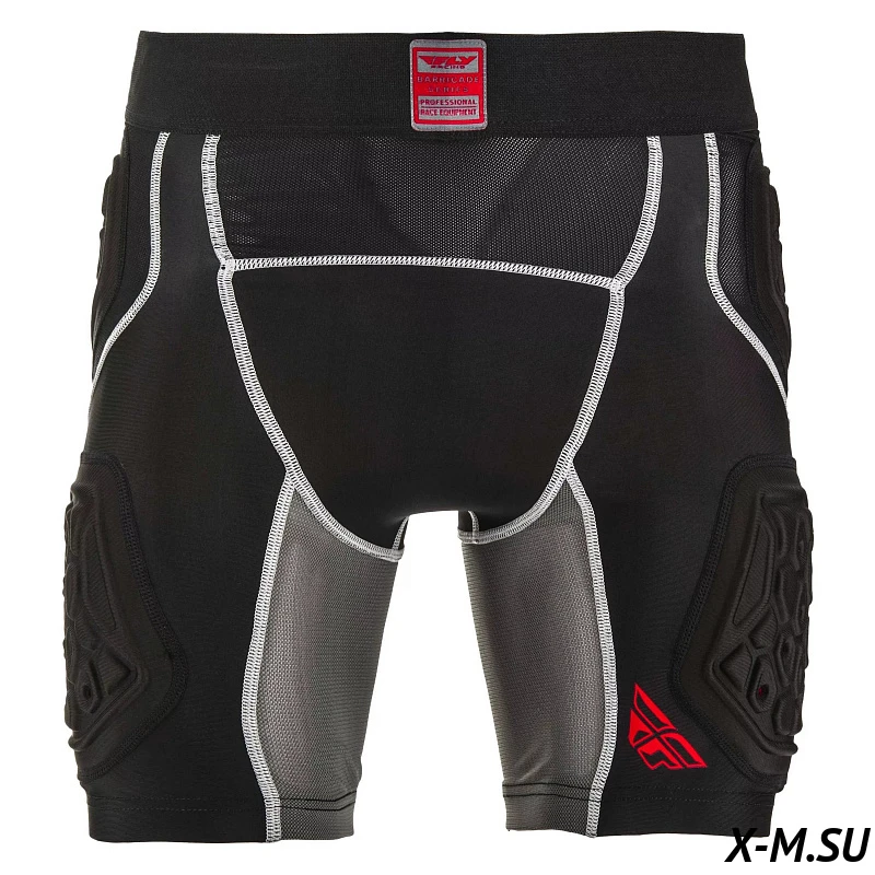 Шорты защитные FLY RACING BARRICADE COMPRESSION черные Шорты защитные FLY RACING BARRICADE COMPRESSION черные