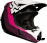 Мотошлем подростковый Fox V1 Halyn Youth Helmet Black/Pink