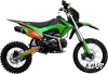 Питбайк BSE EX 17/14 Green Orange Ant (040)