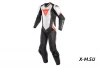 Комбинезон кож. LAGUNA SECA 4 2PCS PERF.  BLACK-MATT/WHITE/FLUO-RED