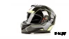 Шлем мото HIZER J5318 #1 black/yellow
