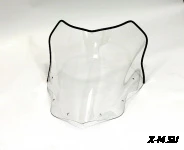 Стекло ветровое для снегохода YAMAHA FX Nytro (высота 35см, толщина 2мм, ПЭТг)