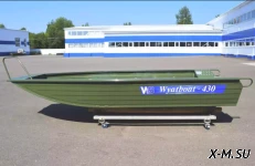 Алюминиевая моторная лодка Wyatboat-430 Master Fish