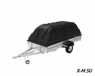 Прицеп Универсал 111345 Евро с крышкой &quot;Jaxal&quot; (комплектация полная)