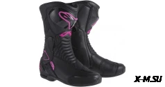 Мотоботы STELLA S-MX 6 BLACK PINK