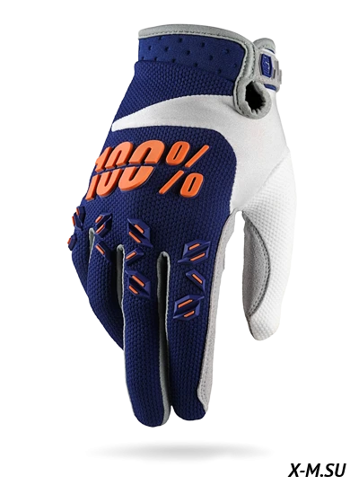 Мотоперчатки 100% Airmatic Glove Orange/Navy Мотоперчатки 100% Airmatic Glove Orange/Navy