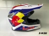 ШЛЕМ КРОССОВЫЙ REDBULL Белый/Синий