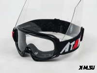 Очки для мотокросса ATAKI HB-319 черные глянцевые