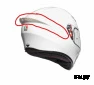 Спойлер для шлема SPOILER K1   white
