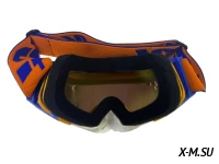 Очки мотокросс 100% XD3-25 коробка цв. оправы Оранжево-синий цв. стекла Оранжевый