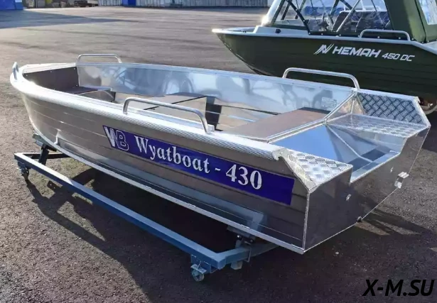 Алюминиевая лодка WYATBOAT-430 Р Алюминиевая лодка WYATBOAT-430 Р