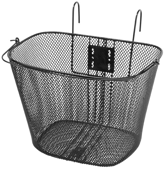 Велокорзина передняя JL-045-1 чёрн. навесная на руль с крепл. для 28&quot; 270042