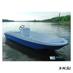 Моторная лодка WYATBOAT Пингвин с консолью (тримаран)