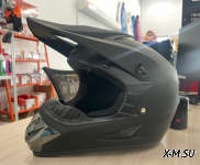 Шлем кроссовый HETOSHI XD1-12 цв. Черный матовый  р. XXL