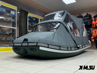 Ходовой комб. (носовой+основной) тент MISHIMO 350 LITE/PRO тем.серый (7)