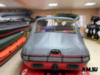 Носовой тент MISHIMO 400 RIVER FJET PRO т.серый