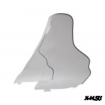 Стекло ветровое для снегохода увеличенное (высота 60см, толщина 2мм, ПЭТг)