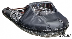 Носовой тент для лодки Хантер 420 ПРО