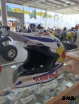 Шлем кроссовый HETOSHI RED BULL XD1-86 цв. Бело-фиолетовый р. XXL