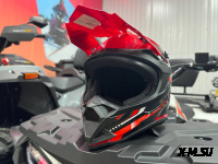 Шлем кроссовый HETOSHI AD3-12 цв. Черно-красный  р. XL