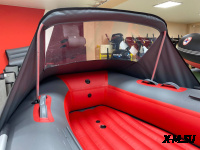 Носовой тент MISHIMO 430 LITE/PRO/LITE DF т.серый