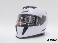 Шлем (интеграл) Ataki FF311 Solid белый глянцевый