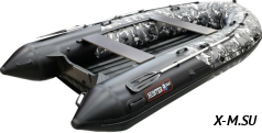 Надувная лодка Хантер 380 ПРО КМФ ХАКИ НАТО