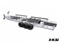 Технологическая транспортная тележка для хранения яхт и катеров  МЗСА 16000ЯТ.001