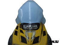 Стекло ветровое модернизированное для снегохода BRP (выс. 78см, толщ. 2мм, ПЭТг)